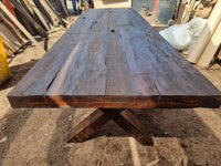 Mesa de centro de roble natural artesanal con marca Nowü – Chile