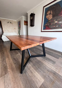 Mesa Comedor Roble Bardot con Bancas