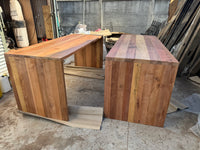 Barra mesa de madera noble artesanal fabricada en Chile – Nowü