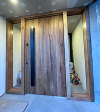 Puerta de Roble demolición Fabricación Artesanal hecho en chile