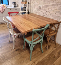 Mesa Comedor Pellín Cuadrada con bancas