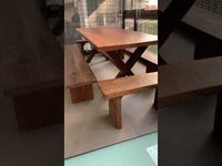 Mesa Comedor Roble Pata X