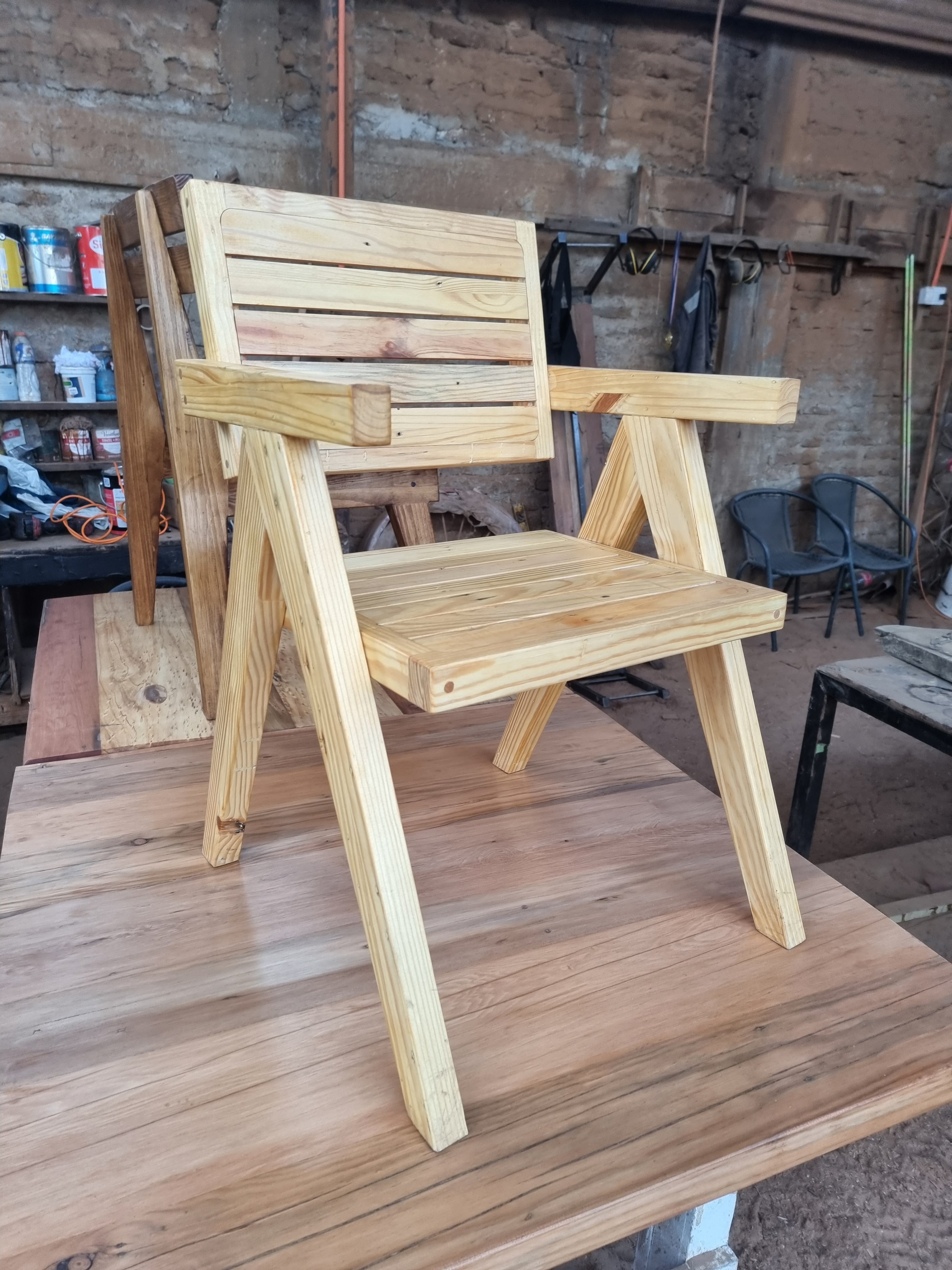 Silla reclinable de madera nórdica, sillas de salón de diseñador