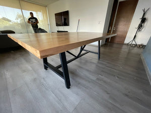 A Iron and OAK Table