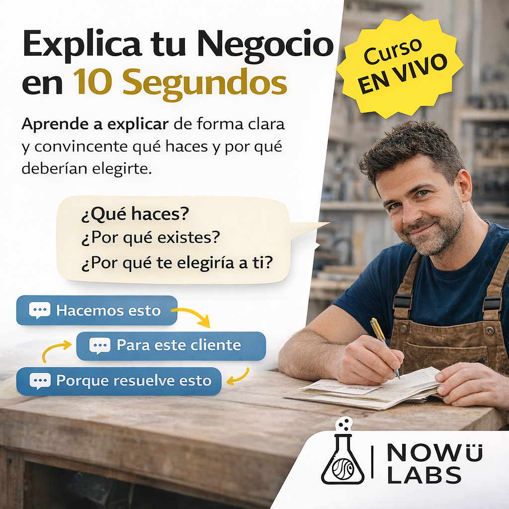 Logra Explicar tu Negocio en 10 Segundos