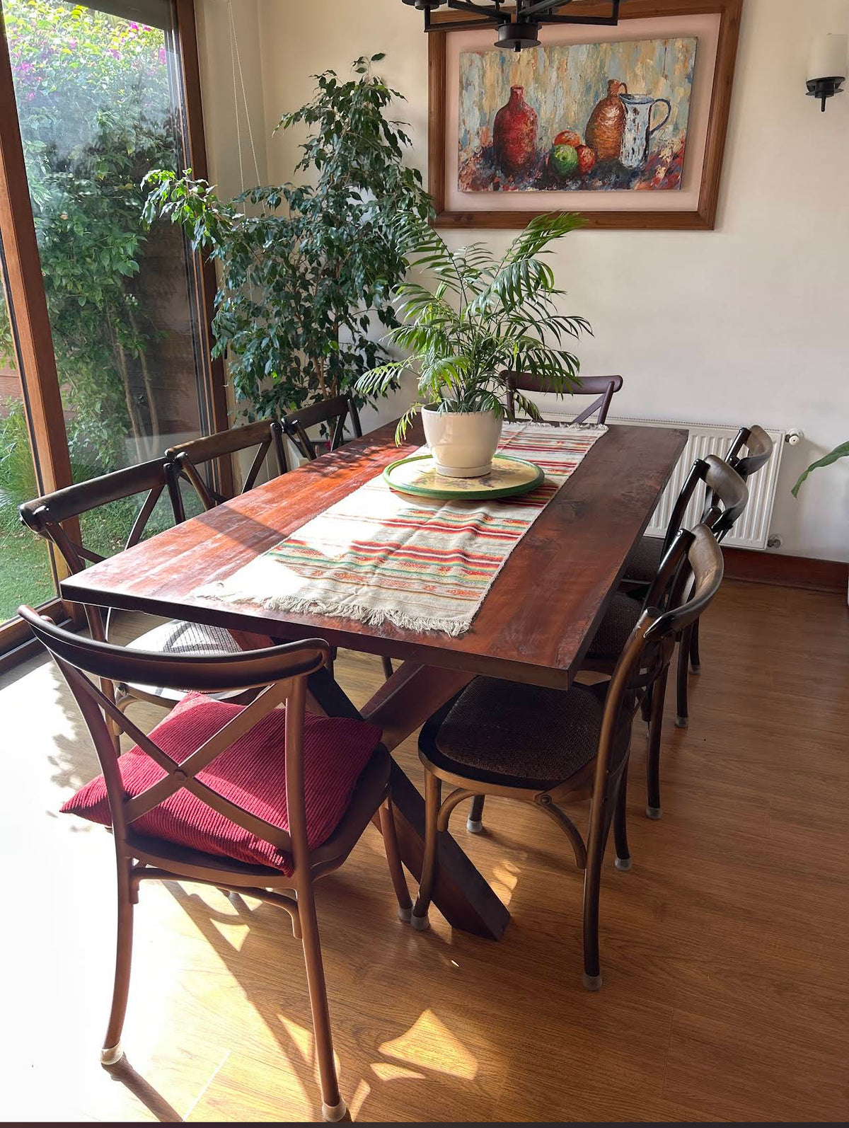 Mesa Comedor Roble Pata X