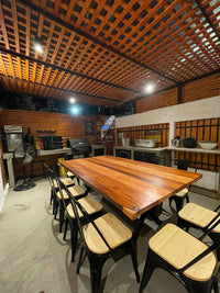 Mesa Comedor Roble Fierro X Variantes