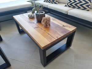 Iron and Oak Coffee Table