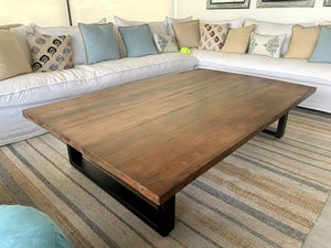Iron and Oak Coffee Table