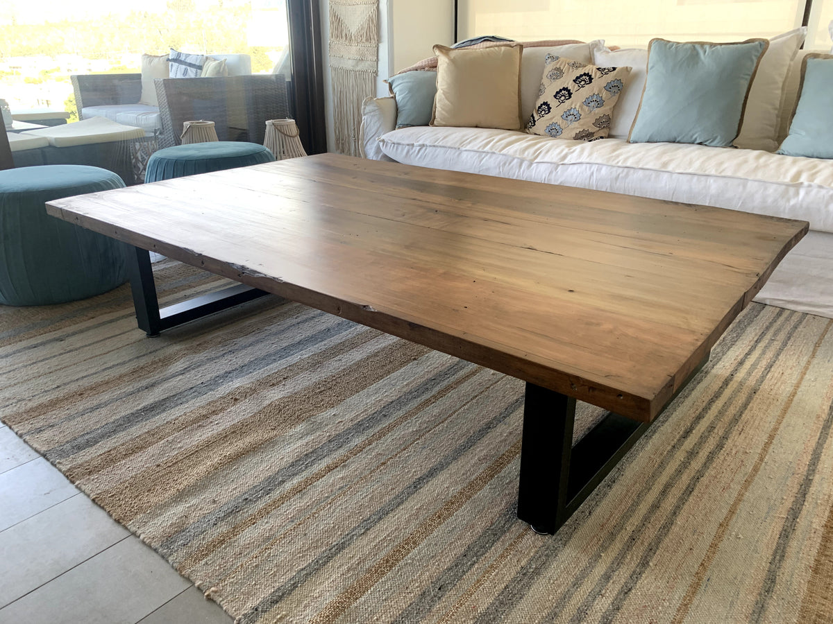 Iron and Oak Coffee Table