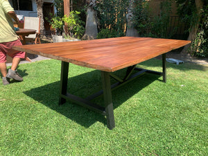 A Iron and OAK Table